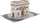 Set ndërtimi Trefl Build with Bricks Triumphal Arch ECO, Harku Triumfal, tulla natyrale, multicolor