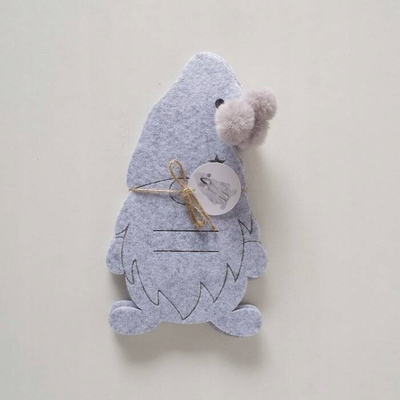 Xhepa takëmesh Boltze Home Gnome, set 4 copë, 12.5 x 27 cm, gri e çelët