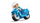 Lodër LEGO Police Motorcycle 10471, set ndërtimi, blu