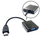 Adapter HDMI në VGA MicroConnect HDMVGA2B me dalje audio 3.5mm, i zi