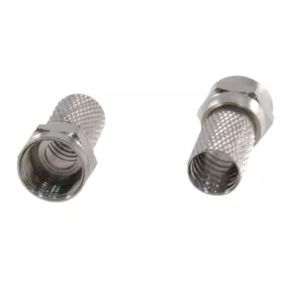 Konektor koaksial SAMAR KF01A, F connector, 75 Ohm, argjend