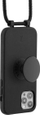 Futrollë Just Elegance PopGrip për Apple iPhone 12 Pro Max, TPU, me mbajtëse, e zezë