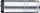Kokë çelësi STAHLWILLE 9 mm, fole 1/4", 50 mm, argjend