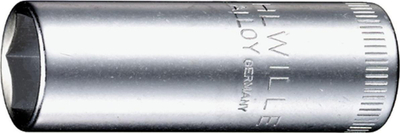 Kokë çelësi STAHLWILLE 9 mm, fole 1/4", 50 mm, argjend