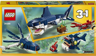 Lodër LEGO Creator 31088 Creatures from the depths of the seas