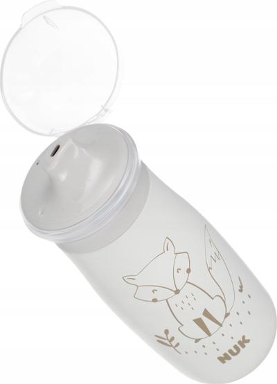 Gotë bebe NUK Mini-Me, 300 ml, çelik inox, gri