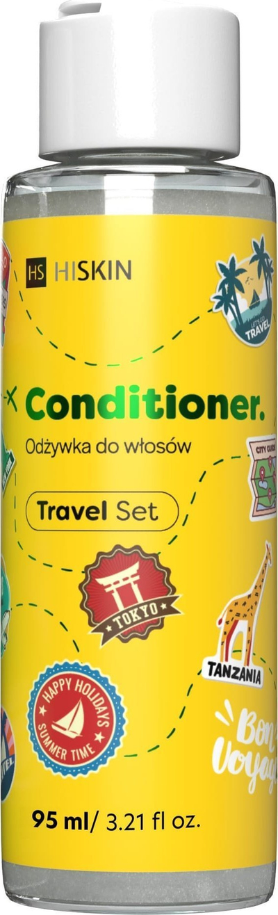 Balsam flokësh HISKIN Travel Set, 95 ml, për udhëtim