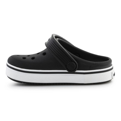 Sanda Crocs Off Court Clog, fëmijë, të zeza