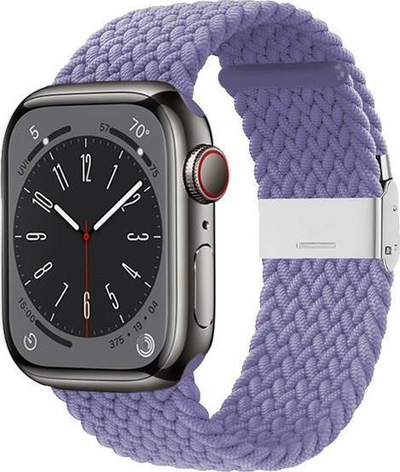 Rrip ore Crong Wave Band për Apple Watch 38/40/41 mm, i gërshetum, vjollcë