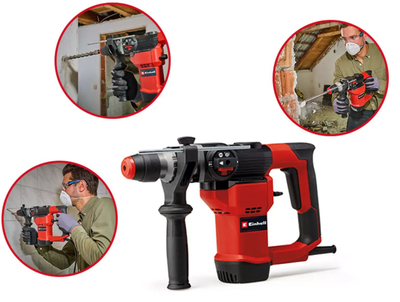 Електричен чекан Einhell TC-RH 28 3F, 950W, SDS Plus, црвен