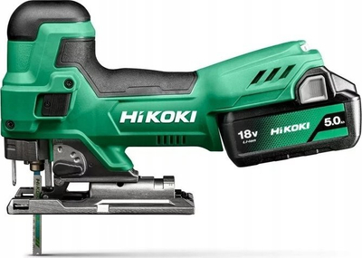 Sharrë orbitale me bateri Hikoki CJ18DB WPZ, 18V, 2x5.0Ah, jeshile