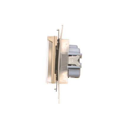 Prizë modulare Simon 55 TGZ1BCZ.01/144A, 16A, IP44, champagne mat