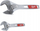 Set çelësa të rregullueshëm Milwaukee SAE, 6" 10", 2 copë, metalik i argjendtë