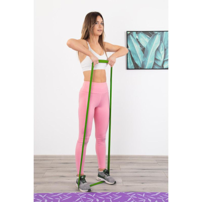 Rrip fitnesi EB Fit, 25-60 kg, latex, jeshil