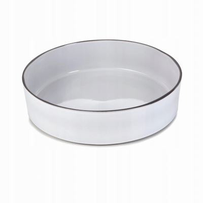 Enë sallate Revol Caractere, porcelan, e bardhë