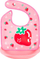 Përparëse për bebe BOC0566-BIB, luleshtrydhe / rozë