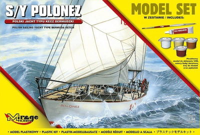 Model anije Mirage Polish Yacht Bermuda Ketch, plastik, shkalla 1:50