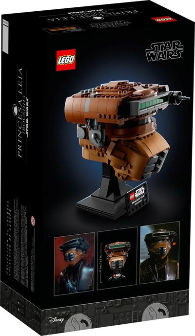 Set LEGO Star Wars Princess Leia Helmet Boushh 75351, 670 pjesë, për të rritur, shumëngjyrëshe