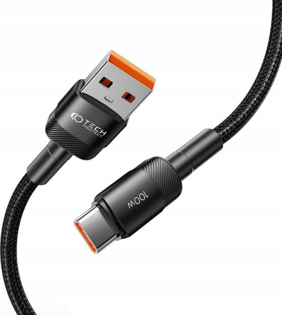 Kabëll USB-C Tech-Protect Ultraboost Evo, 100W 5A, 1 metër, i zi