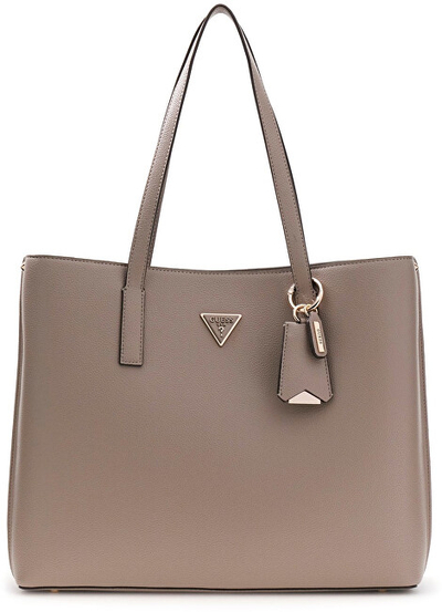 Çantë dore Guess Jeans MERIDIAN II BAG, poliuretan, e gri