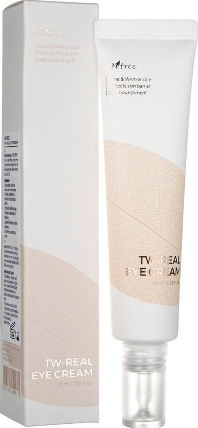 Крем за очи ISNTREE TW-Real Eye Cream, 30ml, против брчки, бел