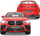Makina me telekomandë Rastar BMW X6M 1:14, 2.4 GHz, me drita LED, e kuqe