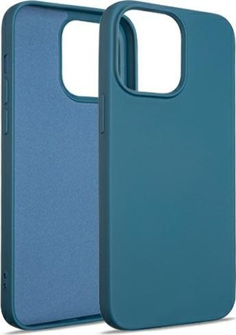 Mbështjellës silikon Beline për iPhone 15 Pro Max 6.7", fleksibël, blu