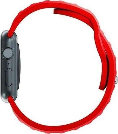 Rrip silikoni 3mk për Apple Watch 38 40 41mm, universal, i kuq