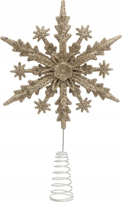 Stoli për pemë flake, 22cm, ngjyrë ari