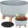 Vazo lulesh Prosperplast GRACIA LOW, 28.5 cm, efekt betoni, gri
