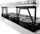 Distroplate uji Stealkey CubeTube 360 mm, 12 porta G1/4", akrilik transparent
