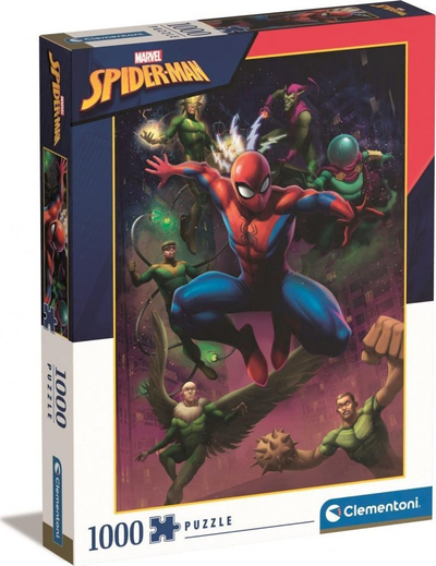 Puzzle Clementoni Marvel Spiderman CLE 39742, 1000 copë, 70 x 50 cm, shumëngjyrësh