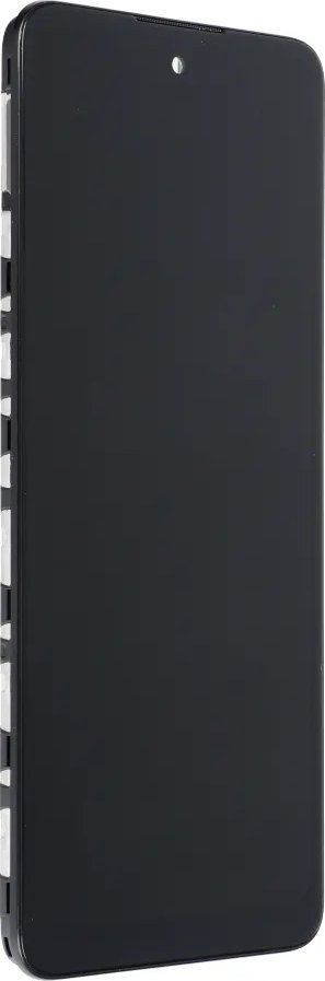 Ekran LCD për telefon Motorola Moto G60, me kornizë, i zi