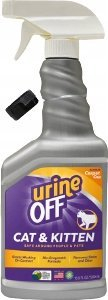 Solucion pastrimi Urine Off Cat &amp; Kitten, kundër urinës së maceve, 500ml, gri