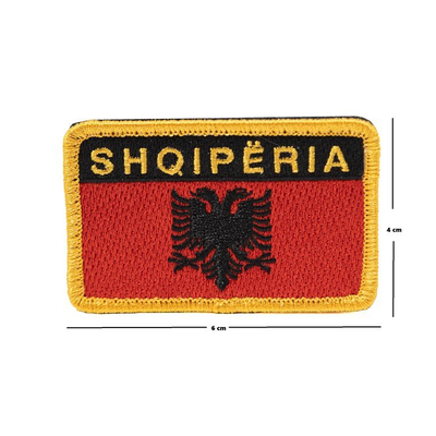 Emblemë Me Qendisje HOTSHOT Shqiperia HT-25020