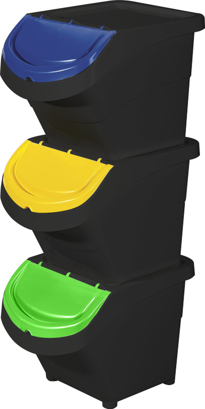 Set koshash plehrash Eco 115760080, 3 copë, 26L secili, shumëngjyrësh
