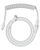 Kabllo tastiere Glorious Coiled, USB-C, 4.5ft, i bardhë