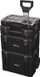 Kuti veglash me rrota Yato System Tool Box YT-09174, set 4 copë, me dorezë teleskopike, ngjyrë e zezë