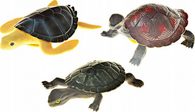 Lodër breshkë figurine Little Turtle Soft Stretchy 2Z, 16 cm, gomë e butë