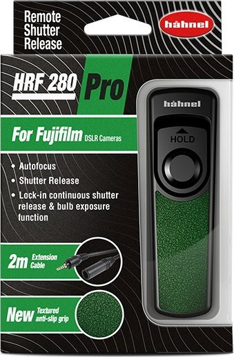 Telekomandë me kabllo Hahnel HRF 280 PRO për Fujifilm, kabllo 80cm plus zgjatës 2m, e zezë