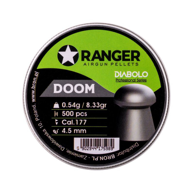 Fishekë ajri Ranger Diabolo Doom, 4.5 mm, 0.54 g, 500 copë