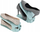 Mbajtëse këpucësh WENKO Shoe Stacker, set me 8 copë, i rregullueshëm në lartësi, jeshile pastel