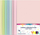 Shkumë dekoruese Interdruk INT, set me 8 fletë A4, ngjyra pastel