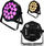 Prozhektor skene LED PAR, 18 LED RGBWA UV, DMX, i zi