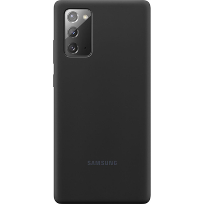 Mbështjellës për Samsung Galaxy Note20 / Note20 5G, Silicone Cover, e zezë