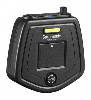 Базна станица за интерком Saramonic Witalk HUB Mini, за 8 слушалки, пренослива, црна