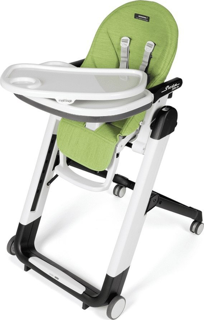 Karrige e lartë Peg Perego Siesta Follow Me, 3 në 1, me rrota, jeshile