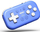 Kontroller 8BitDo Micro, wireless, i kaltër