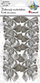 Set i fjongove Titanum Fabric, 50mm, 12 copë, të argjendta