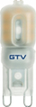 Llampë LED GTV G9, 2.5W, 3000K, e bardhë